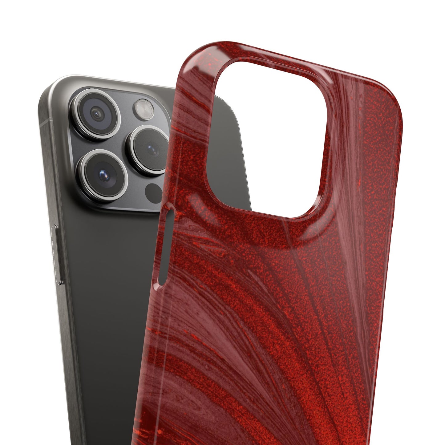 Snap Phone Case – Crimson Current