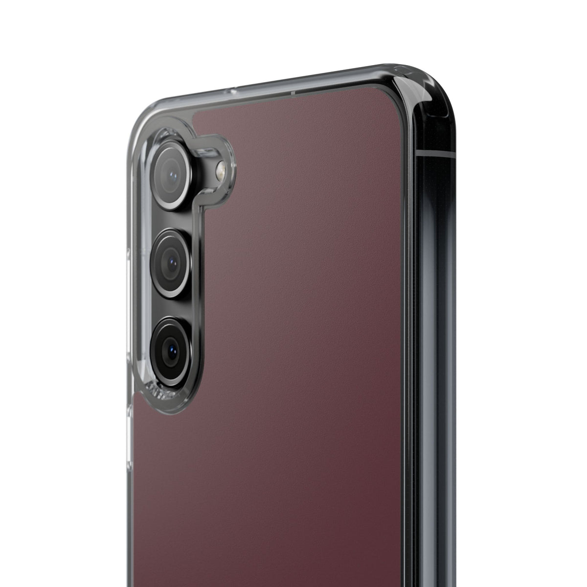 Clear Phone Case – Mulled Wine – Compatible with iPhone 13–17 & Samsung Galaxy S25–S26 Series