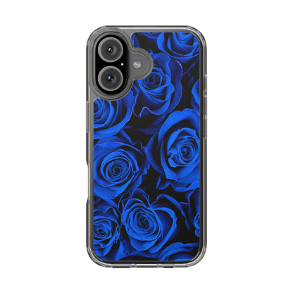 Clear Phone Case – Midnight Bloom