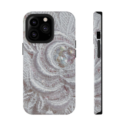 Impact-Resistant Phone Case – Lace Veil