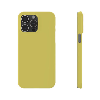 Slim Phone Case – Cornfield Gold – Compatible with iPhone 11–17 Series
