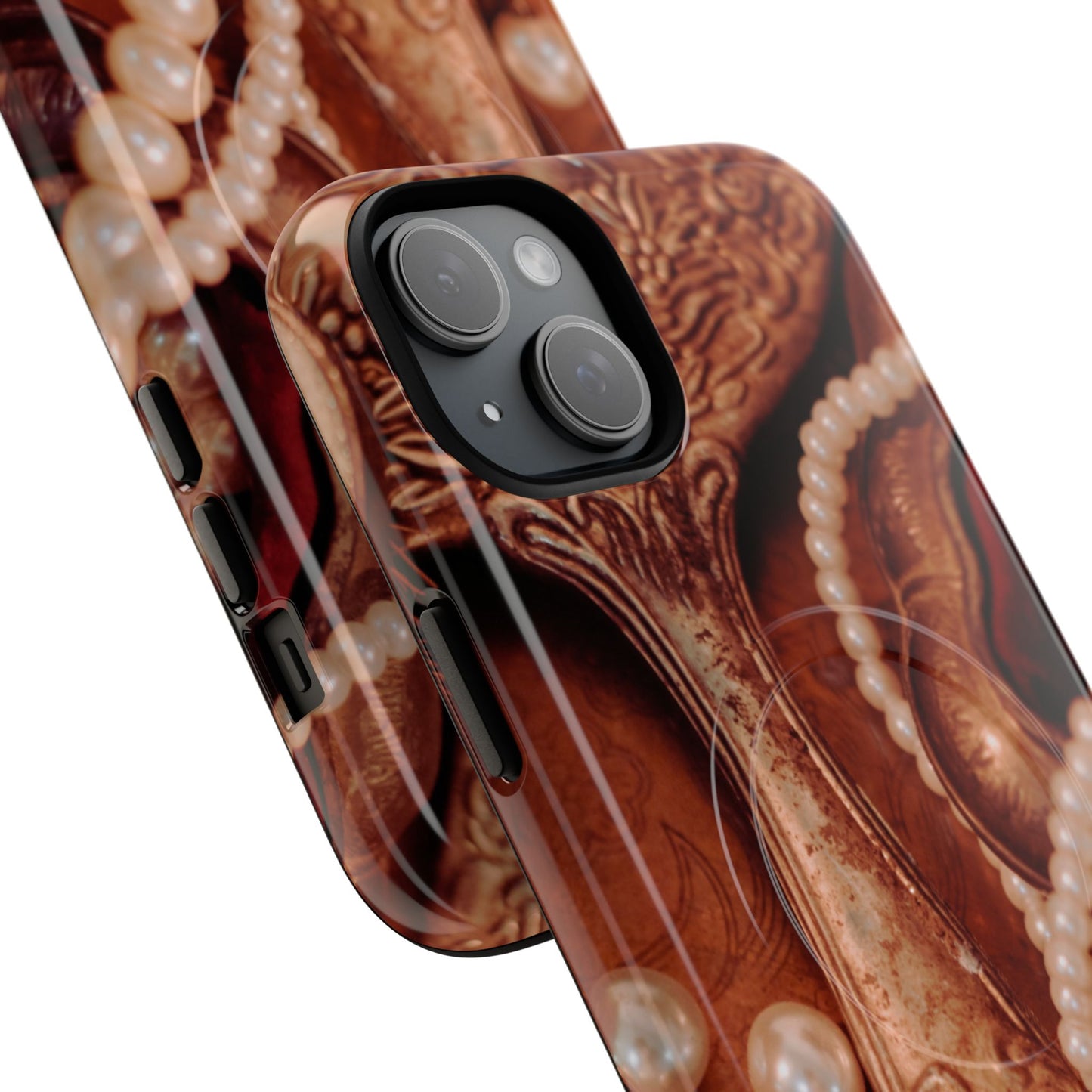 Protective Magnetic Phone Case – Bronze Vanity