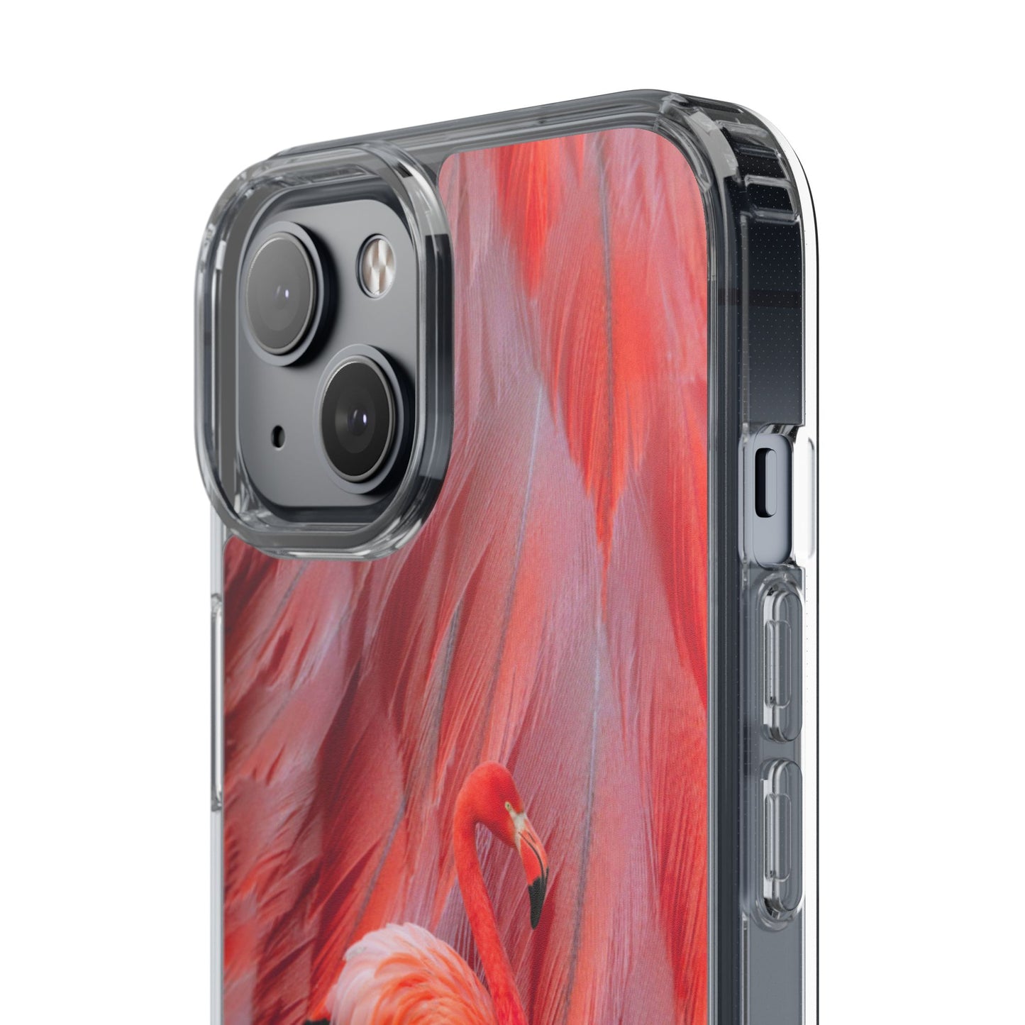 Clear Phone Case – Scarlet Plume