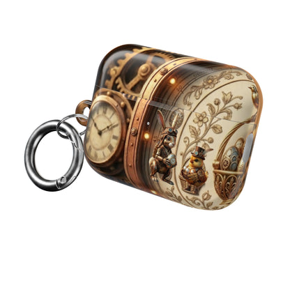 Earbud Case Cover – Clockwork Cottontail
