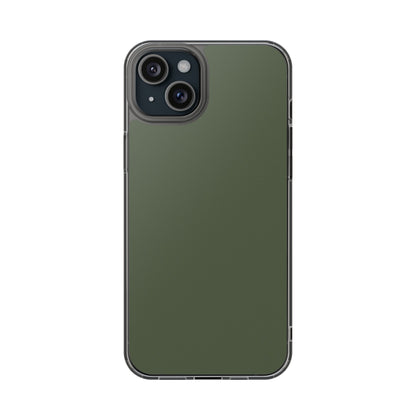 Clear Magnetic Phone Case – Cabin Green – Compatible with iPhone 13–16 Series