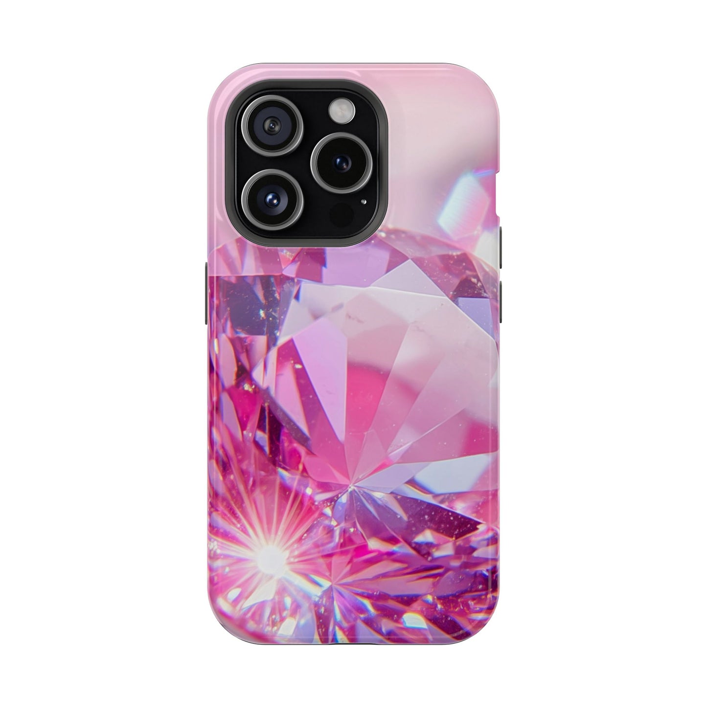 Wireless-Charging Compatible Case – Pink Ice