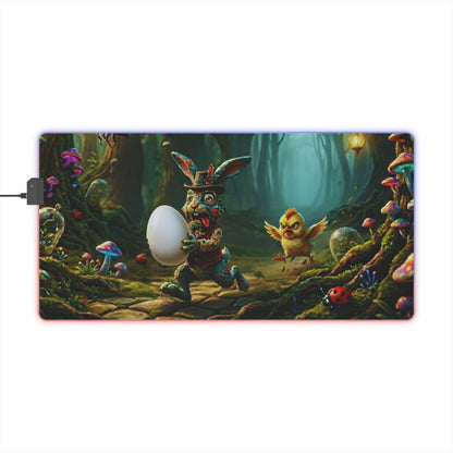 Gaming LED Desk Mat – Egg Heist