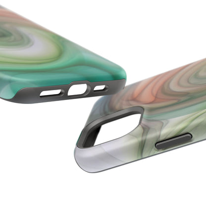 Impact-Resistant Phone Case – Marble Flow
