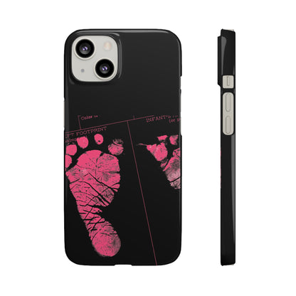 Snap Phone Case – Mom’s Little Pink Footprints