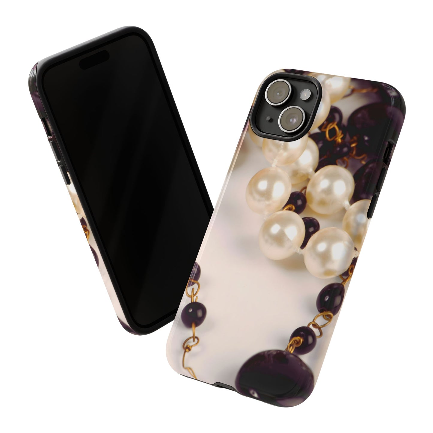 Protective Phone Case – Noir Pearl