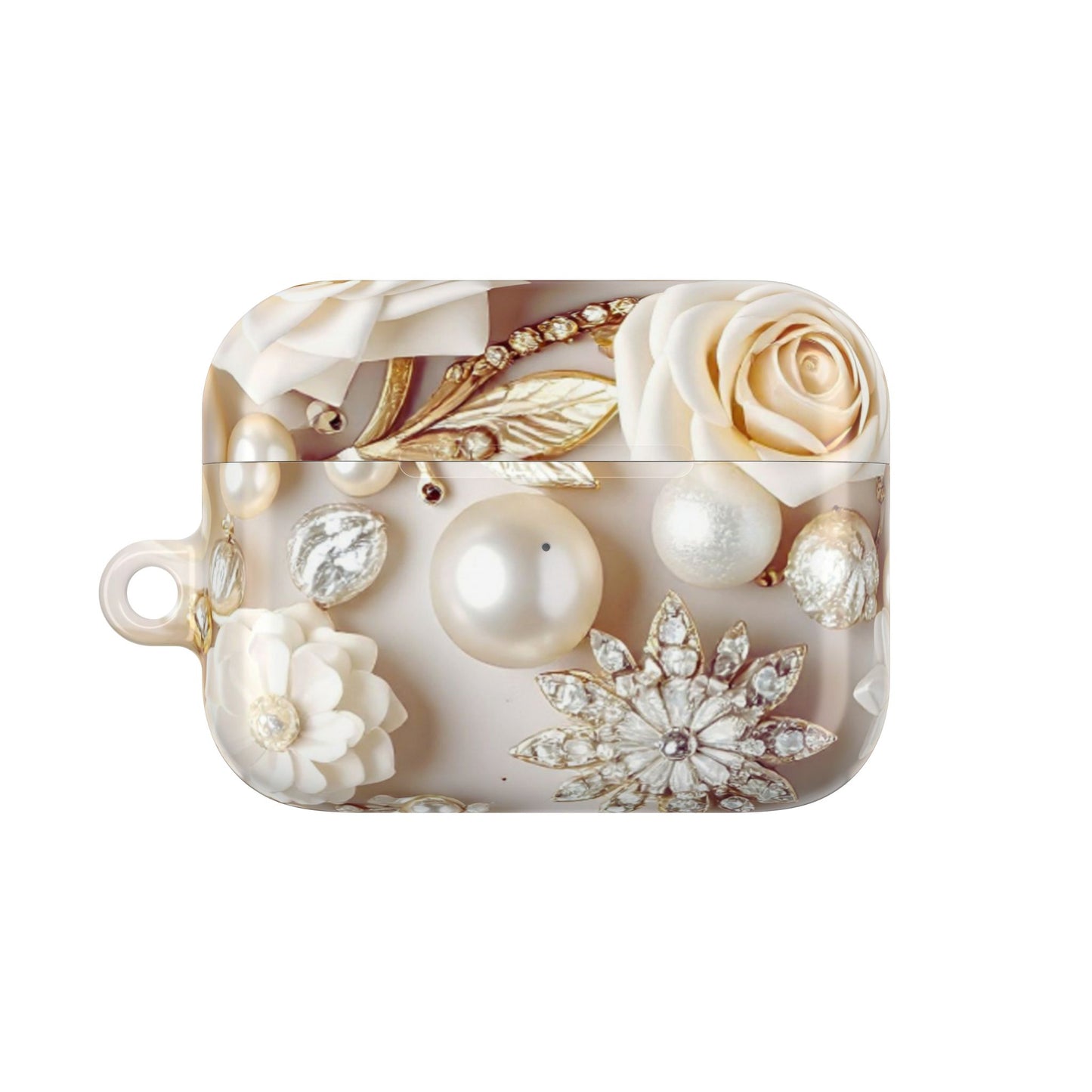 Earbud Case Cover – Ivory Opulence
