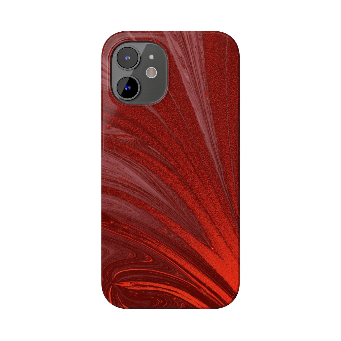 Slim Phone Case — Crimson Current