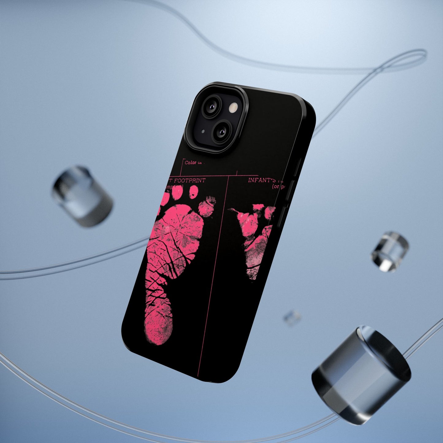 Wireless-Charging Compatible Case – Mom’s Little Pink Footprints