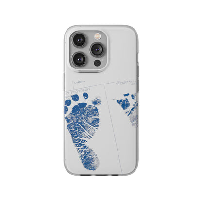 Flexi Case – Mom’s Little Blue Footprints