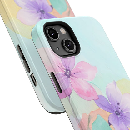 Impact-Resistant Phone Case – Water Petal