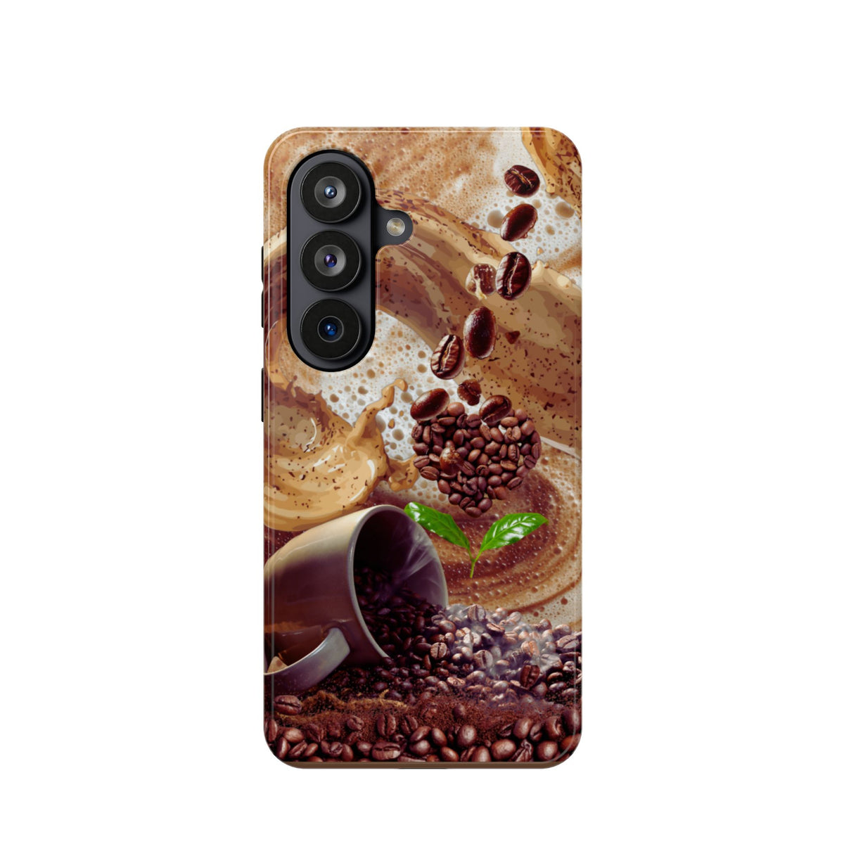 Impact-Resistant Phone Case – Love at First Sip – Compatible with iPhone 11–17 & Samsung Galaxy S22–S26 Series