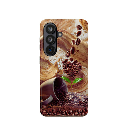 Impact-Resistant Phone Case – Love at First Sip – Compatible with iPhone 11–17 & Samsung Galaxy S22–S26 Series
