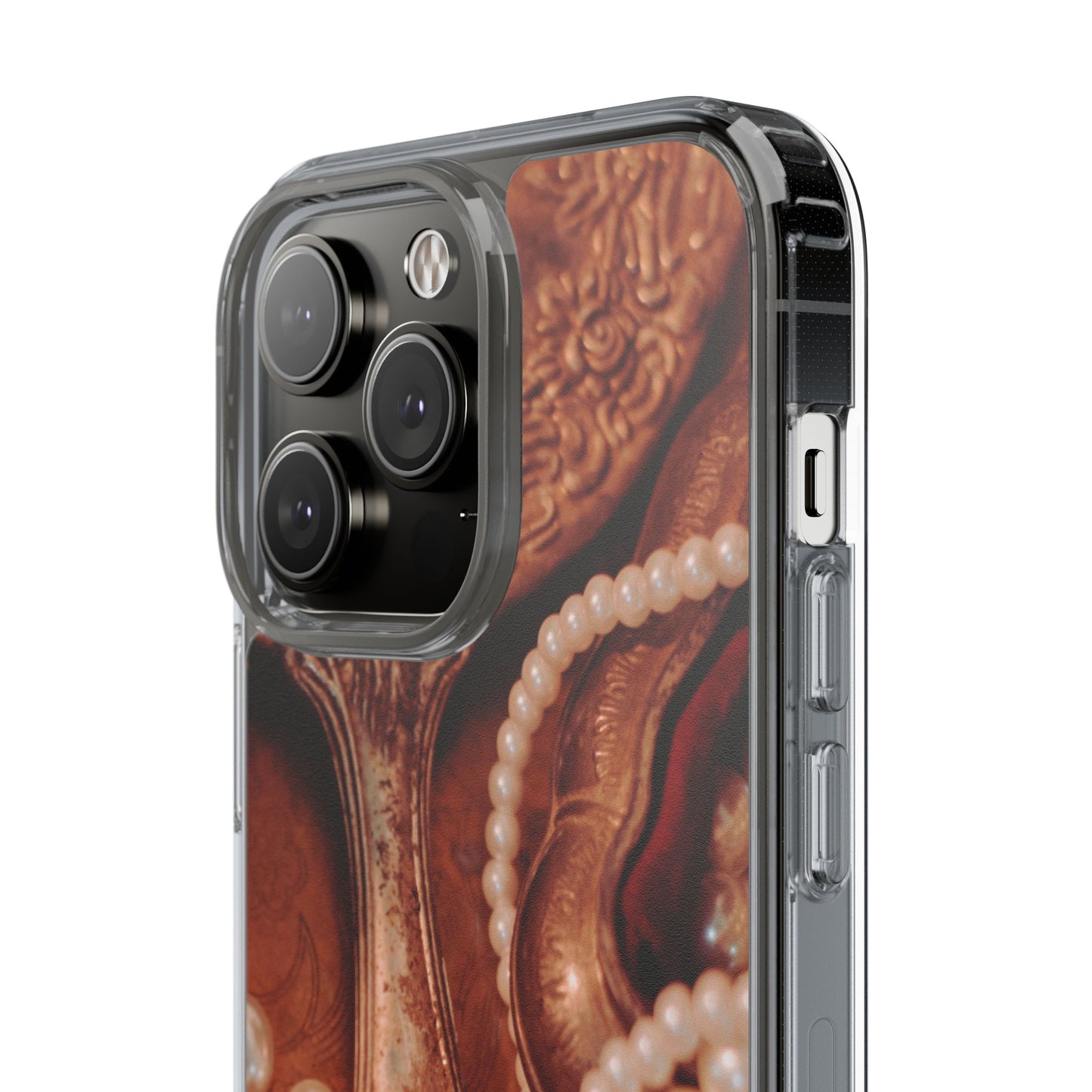 Clear Phone Case – Bronze Vanity
