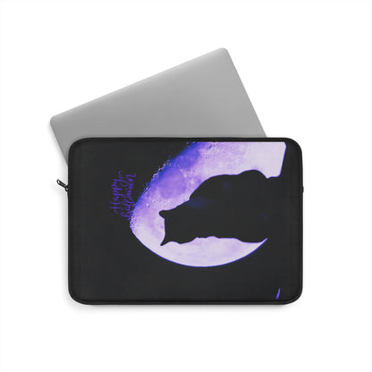 Slim Neoprene Laptop Sleeve – Moonlit Familiar