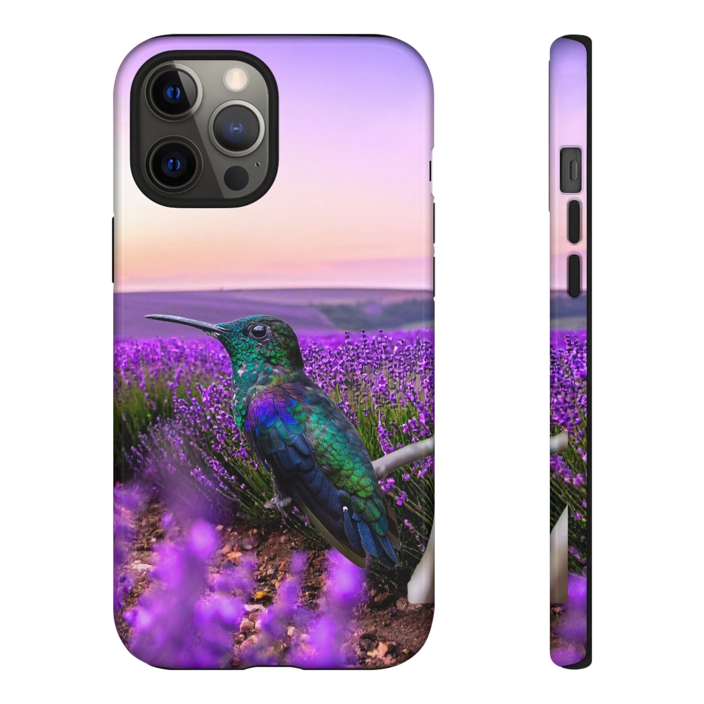 Protective Phone Case – Hummingbird Reverie