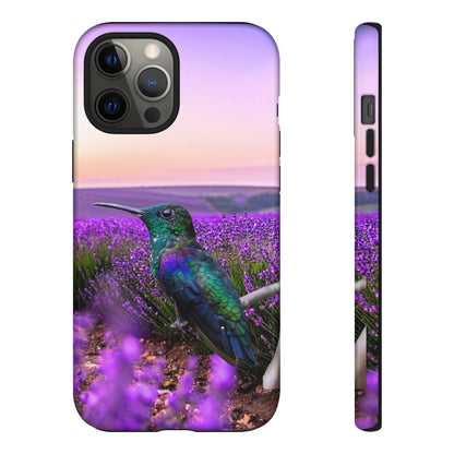 Protective Phone Case – Hummingbird Reverie
