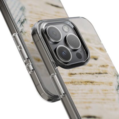 Clear Phone Case – Woven Warmth