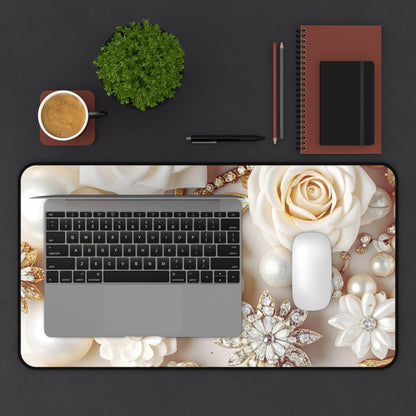 Desk Mat – Ivory Opulence