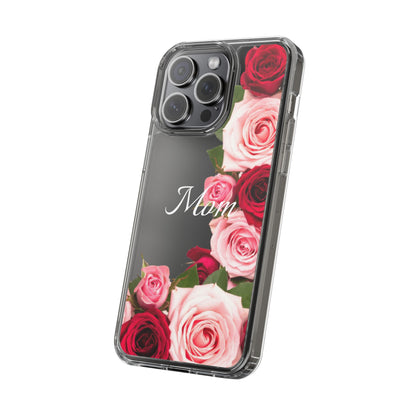Clear Phone Case – Mom’s Rose Bouquet