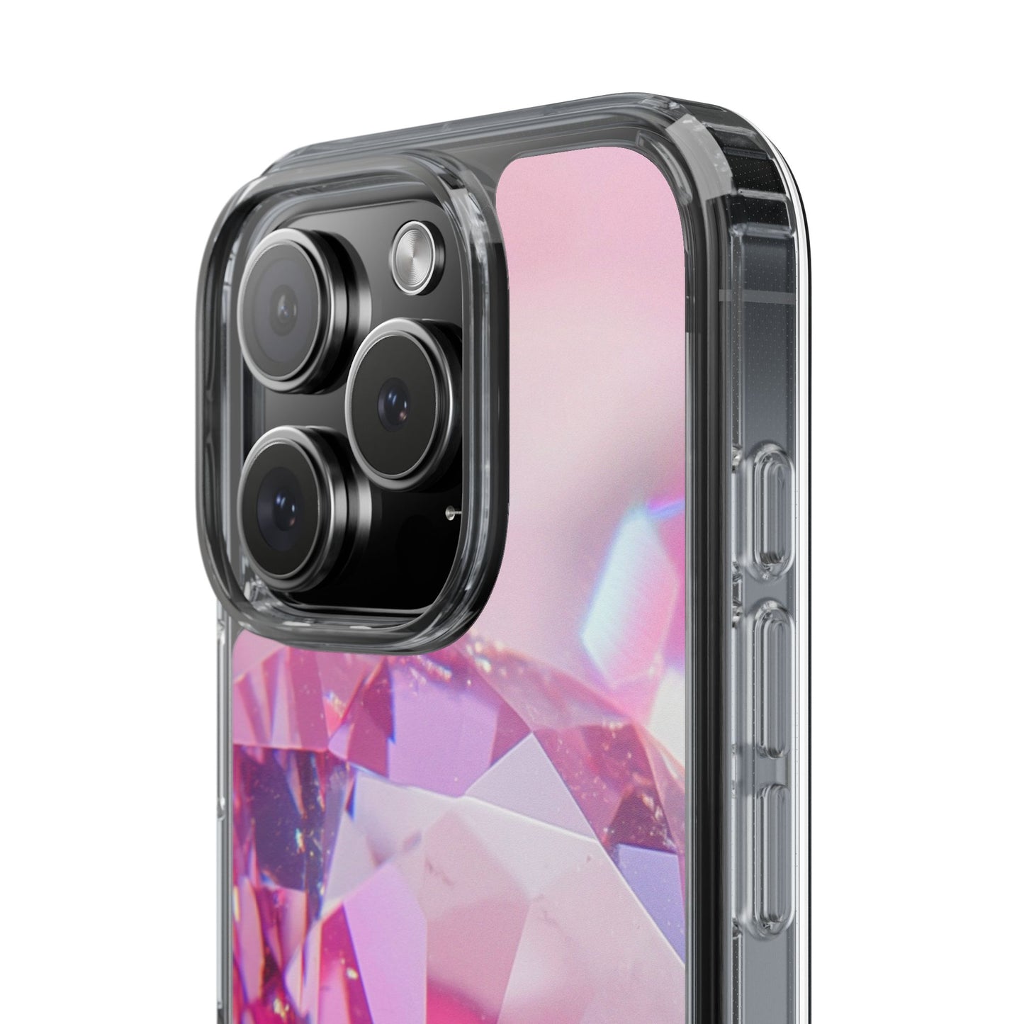 Clear Phone Case – Pink Ice