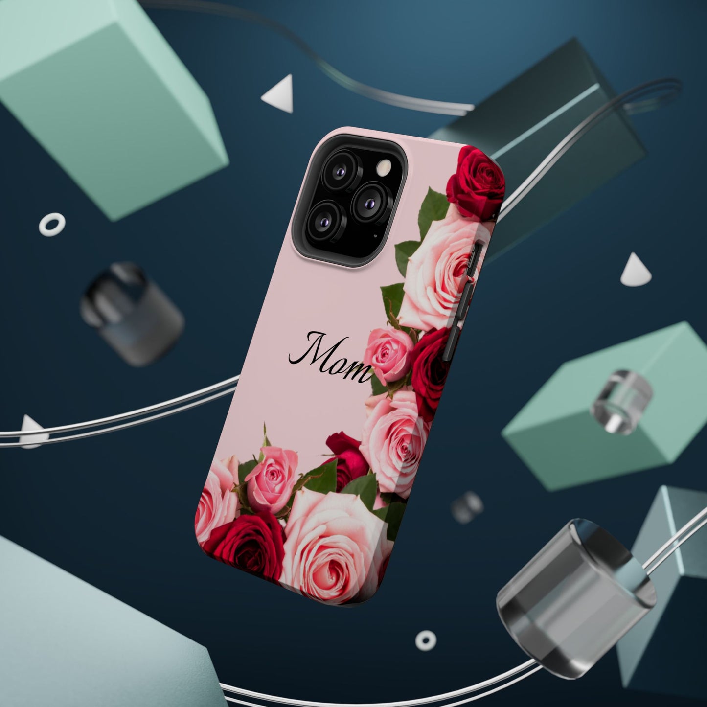 Wireless-Charging Compatible Case – Mom’s Rose Bouquet
