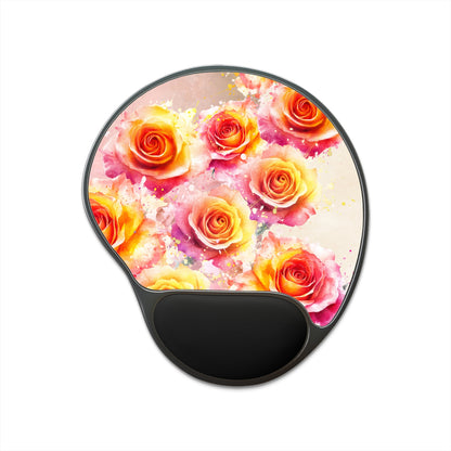Ergonomic Mouse Pad – Sunset Roses