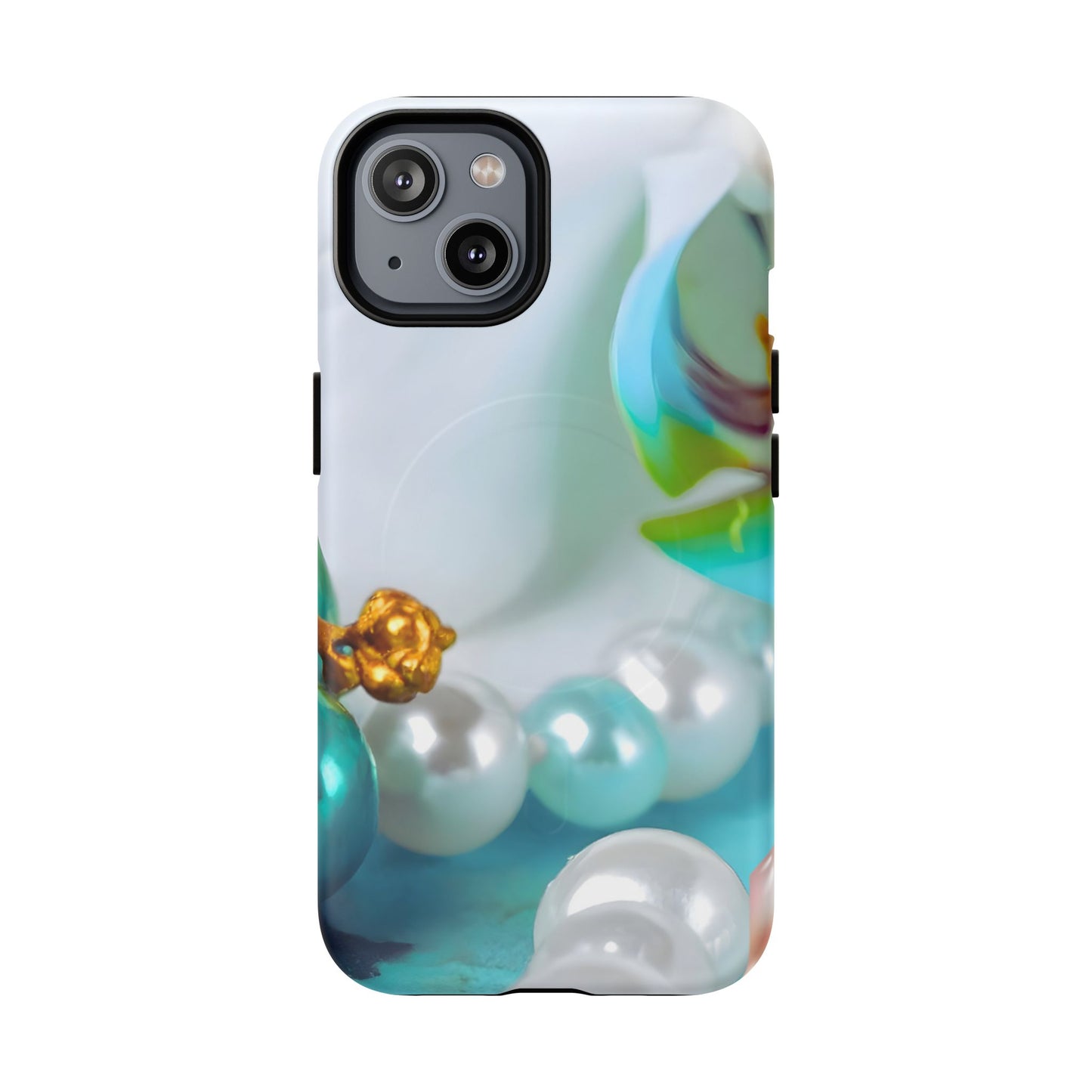 Protective Magnetic Phone Case – Mermaid's Pearl