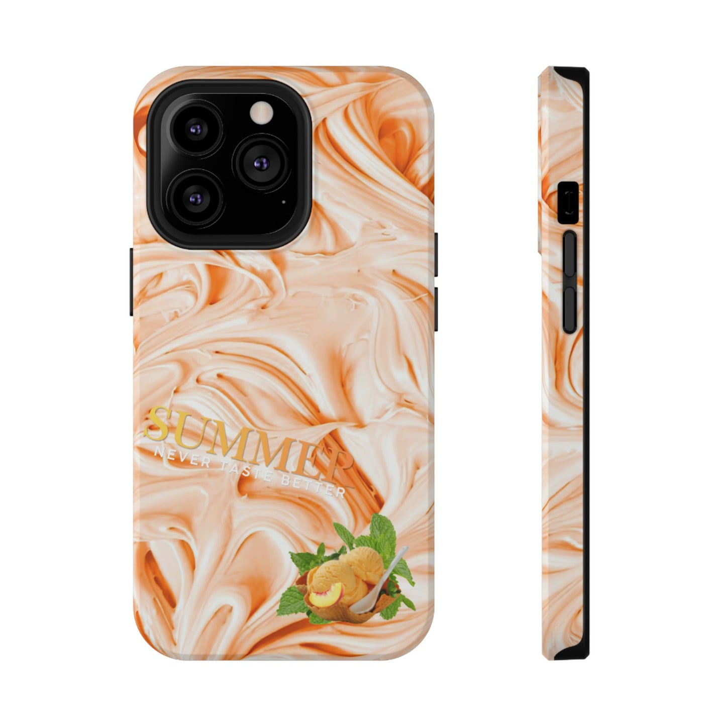 Impact-Resistant Phone Case – Peach Sorbet