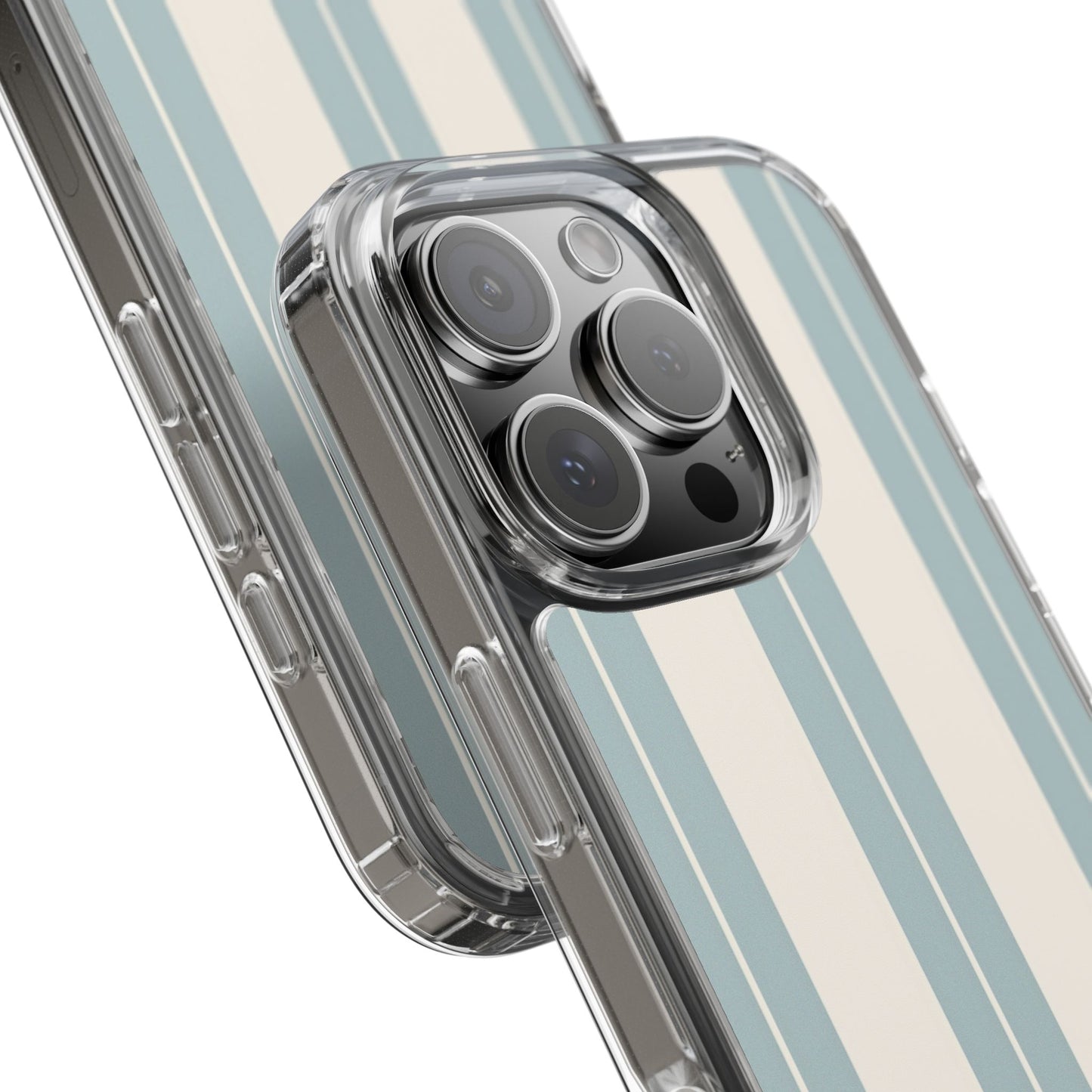 Clear Phone Case – Coastal Stripe