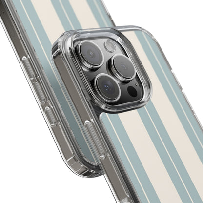 Clear Phone Case – Coastal Stripe