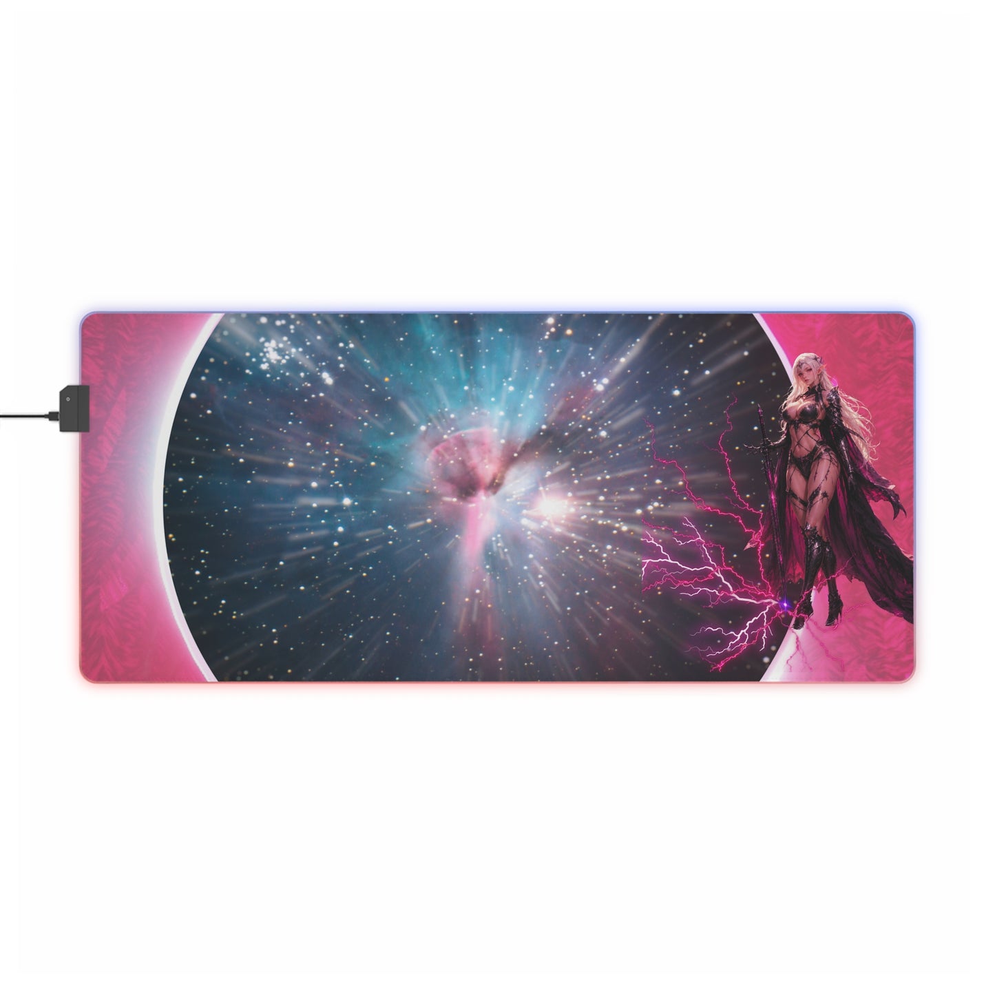 Gaming LED Desk Mat – Starborn Fury