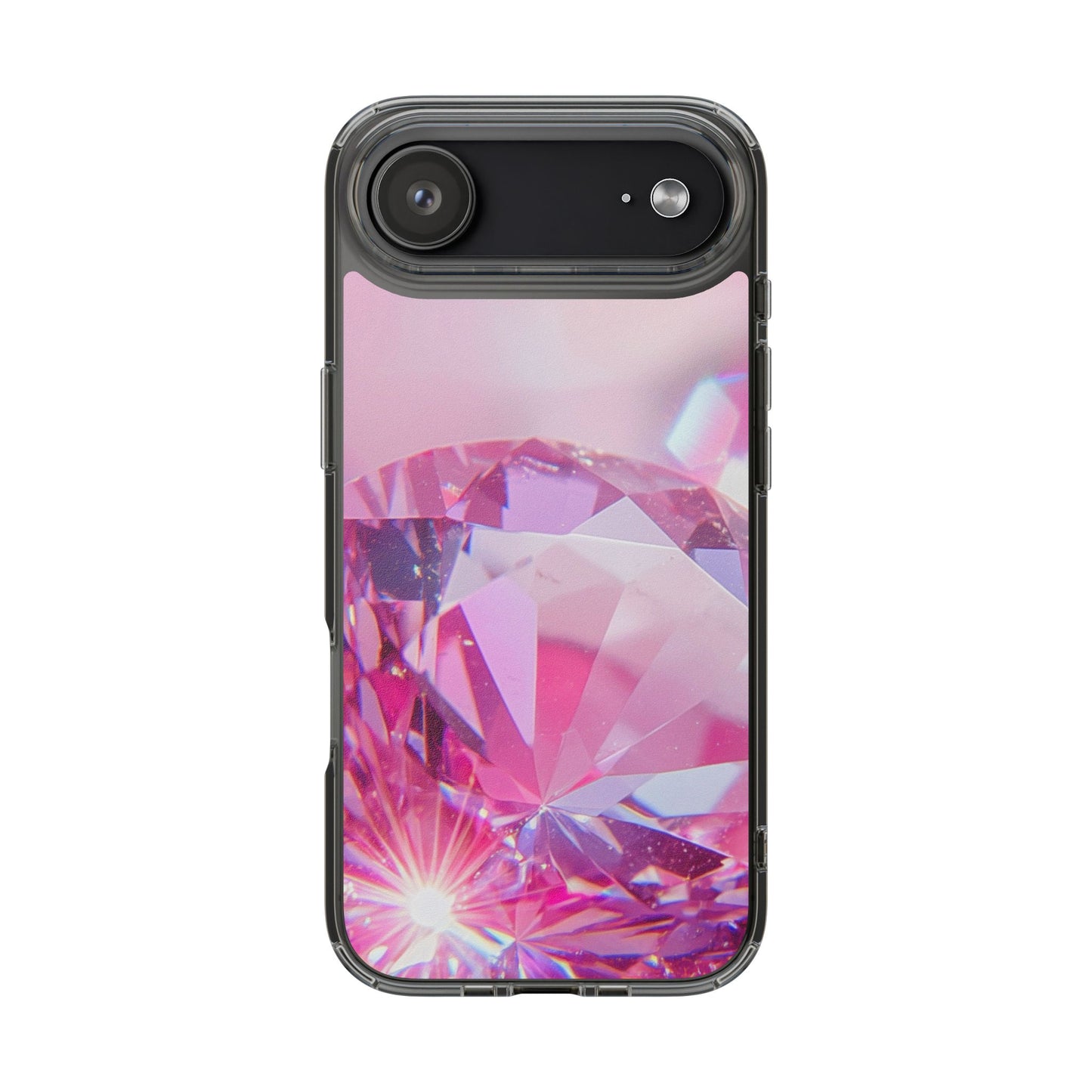 Clear Phone Case – Pink Ice