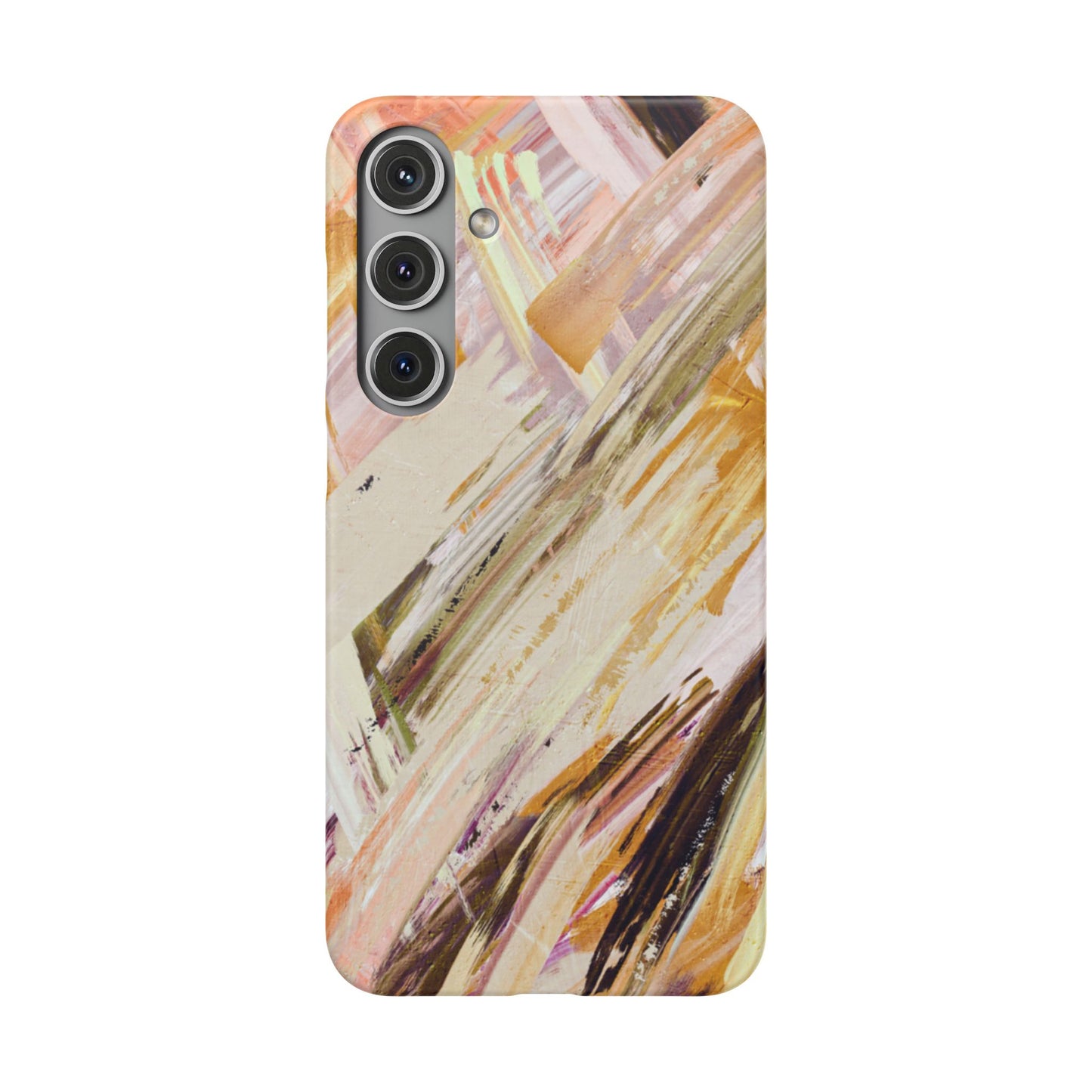 Snap Phone Case – Brush & Bronze