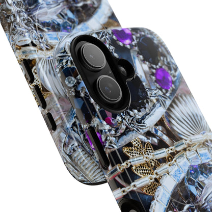 Protective Magnetic Phone Case – Chrome Jewel