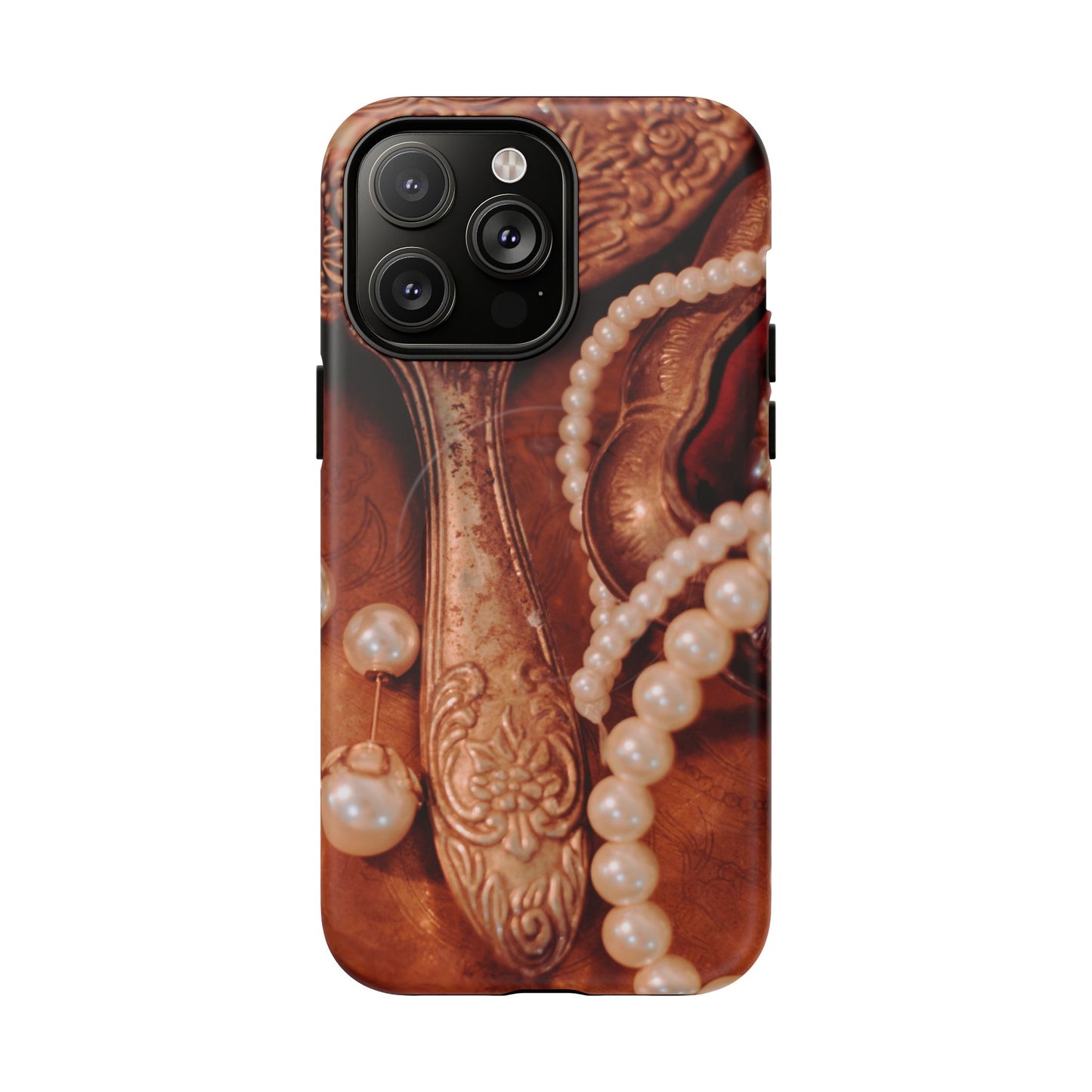 Protective Magnetic Phone Case – Bronze Vanity