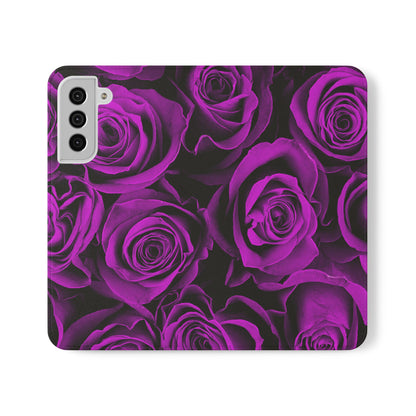 Flip Case – Amethyst Roses