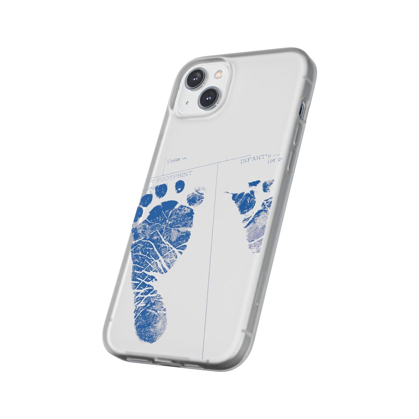 Flexi Case – Mom’s Little Blue Footprints