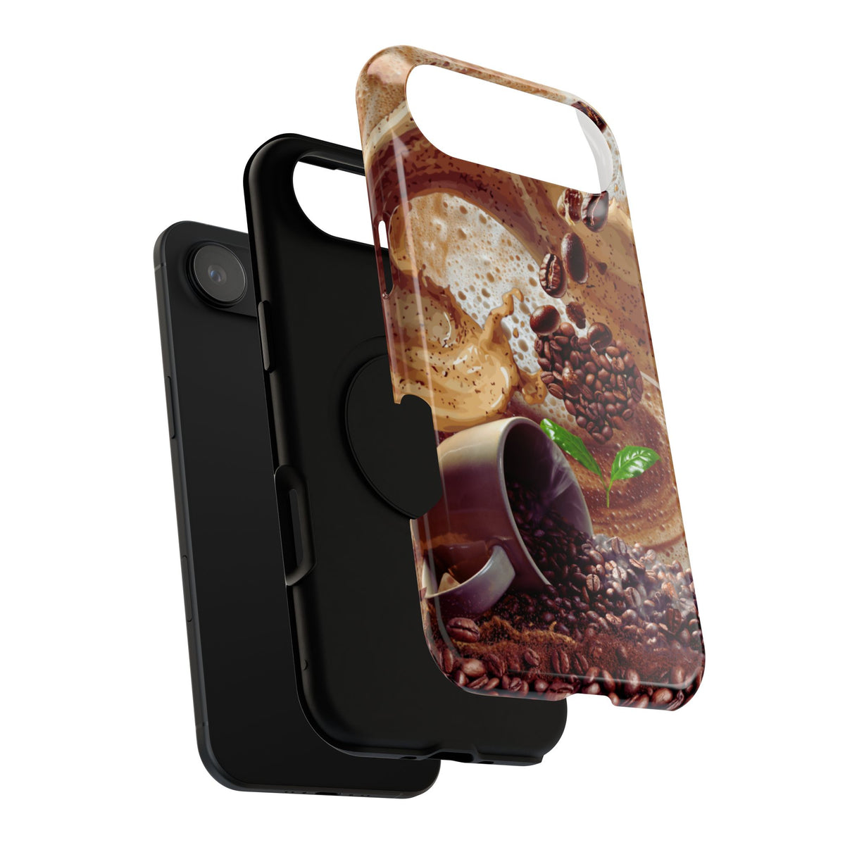 Impact-Resistant Phone Case – Love at First Sip – Compatible with iPhone 11–17 & Samsung Galaxy S22–S26 Series
