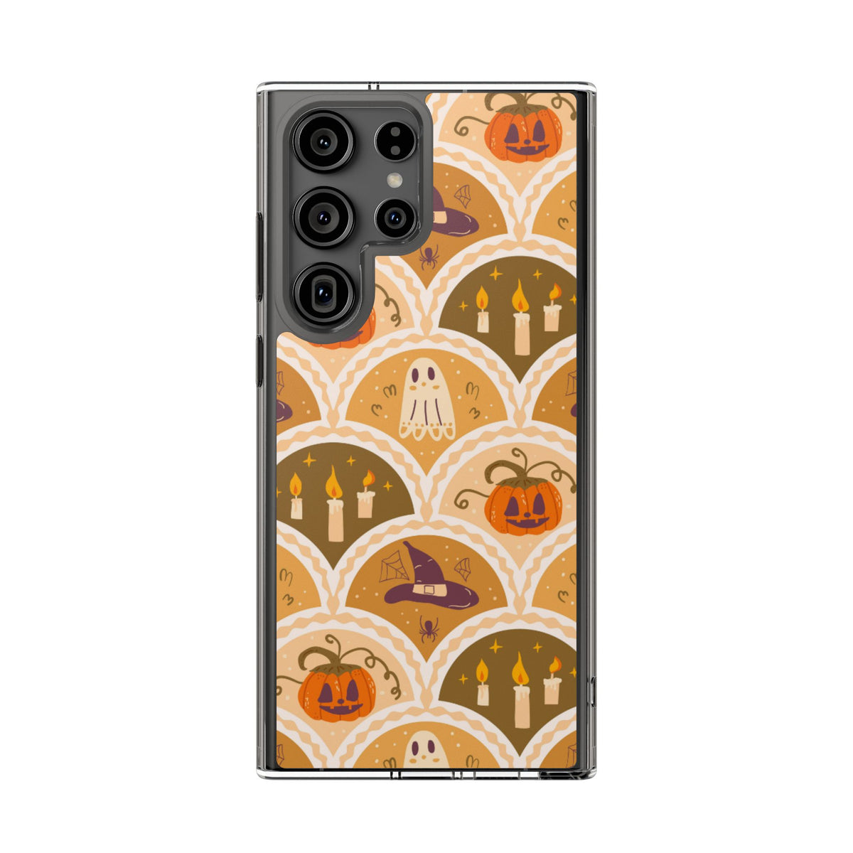Clear Phone Case – Vintage Haunt – Compatible with iPhone 13–17 & Samsung Galaxy S25–S26 Series