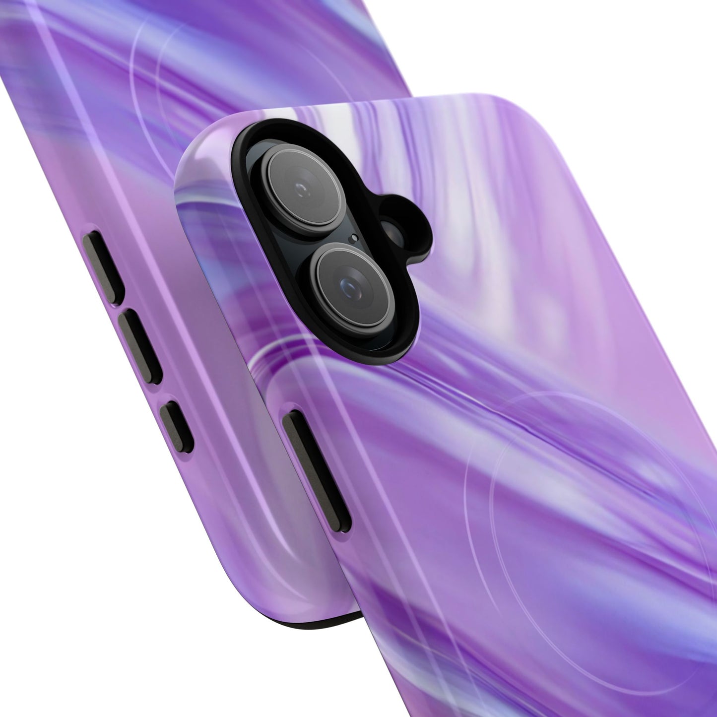 Protective Magnetic Phone Case – Lavender Wave