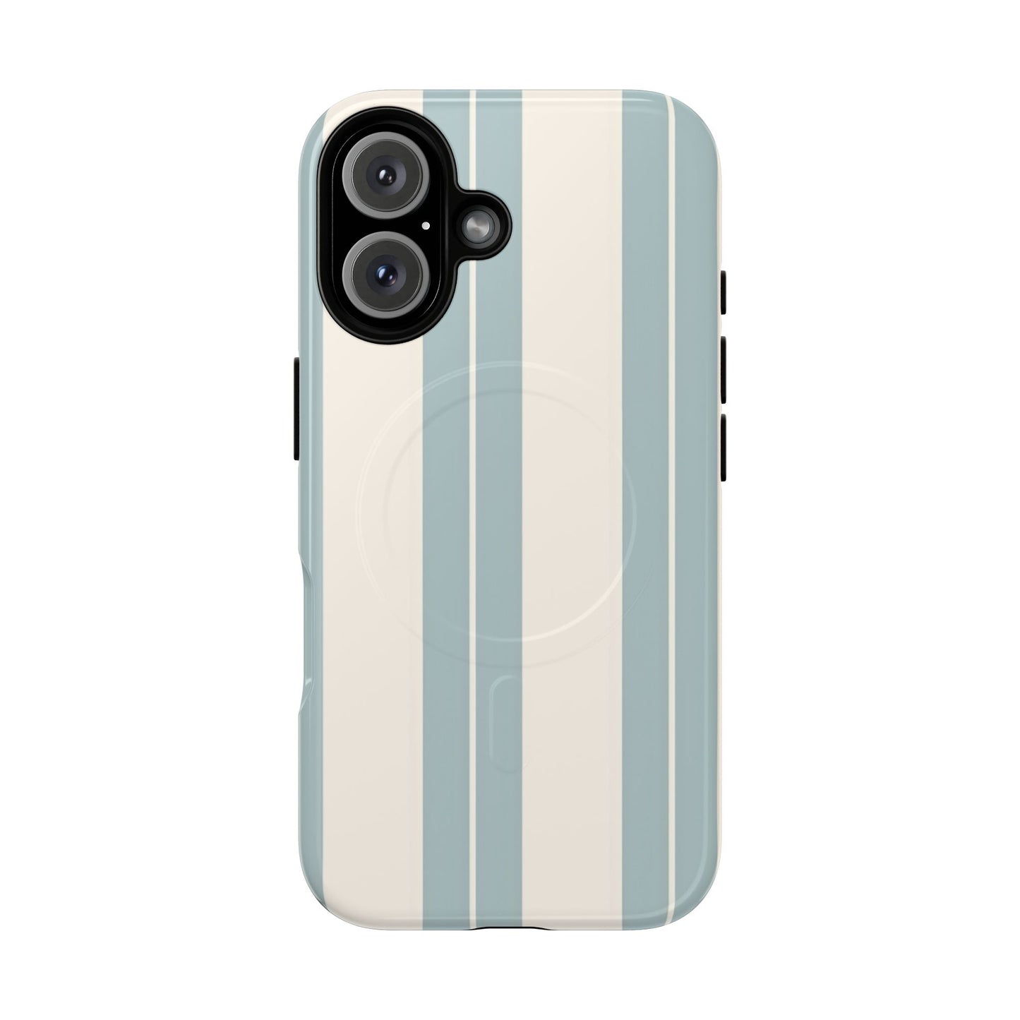 Protective Magnetic Phone Case - Coastal Stripe