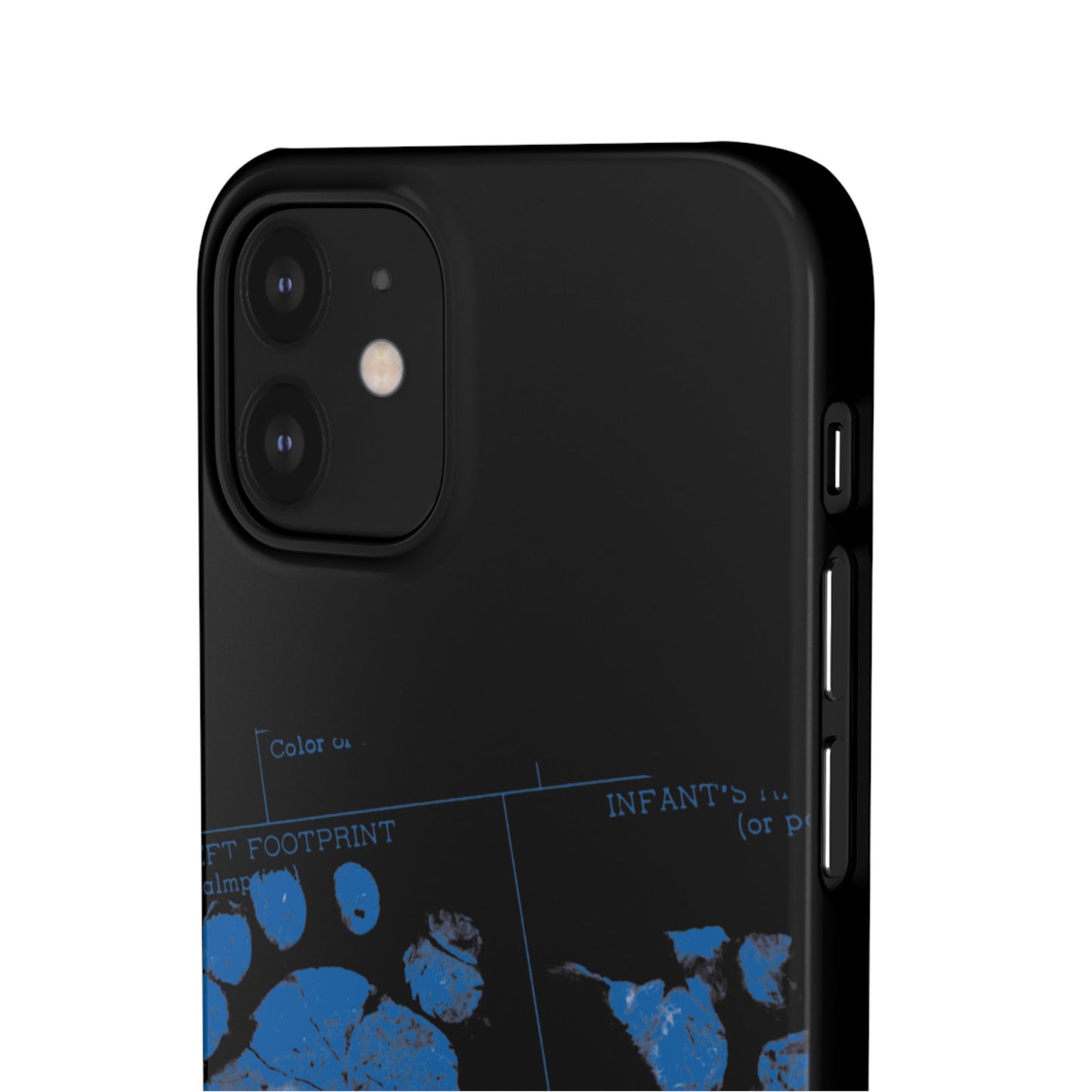 Snap Phone Case – Mom’s Little Blue Footprints