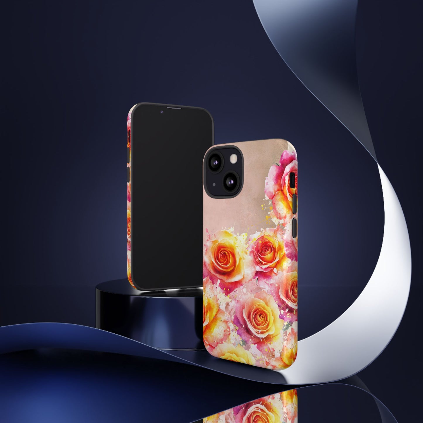 Protective Phone Case – Sunset Roses