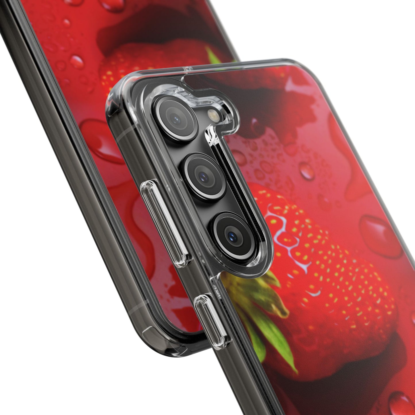 Clear Phone Case – Strawberry Drip