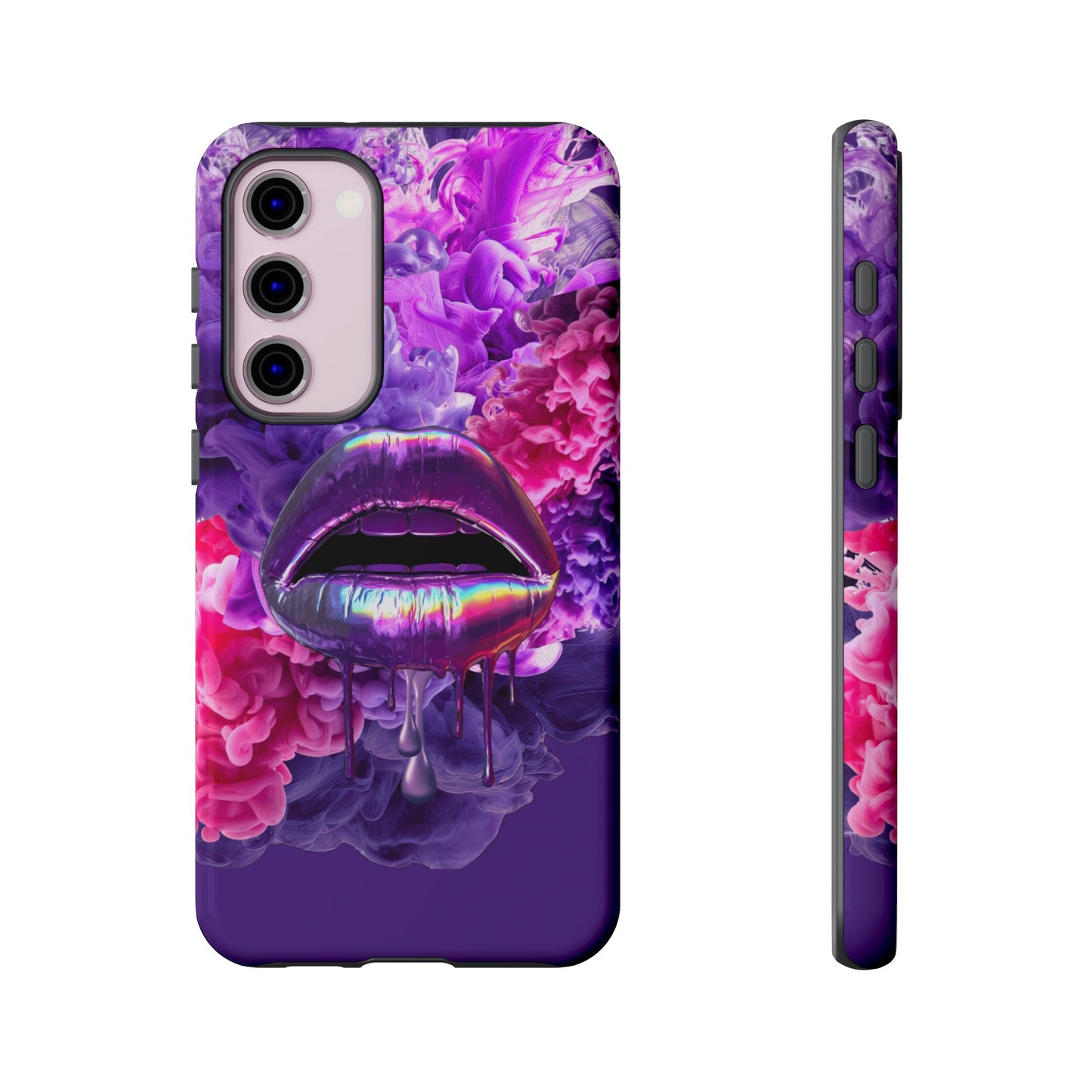 Protective Phone Case – Purple Haze Lips
